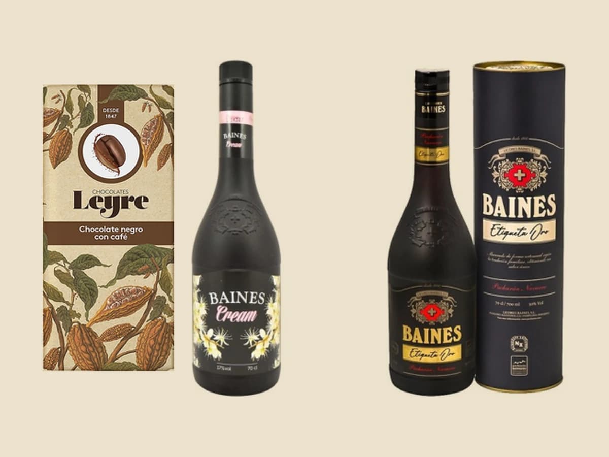 Chocolate Leyre al café, con Baines Cream