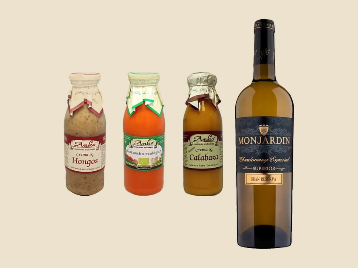 Crema de hongos de Anko, con Castillo de Monjardín Chardonnay Reserva