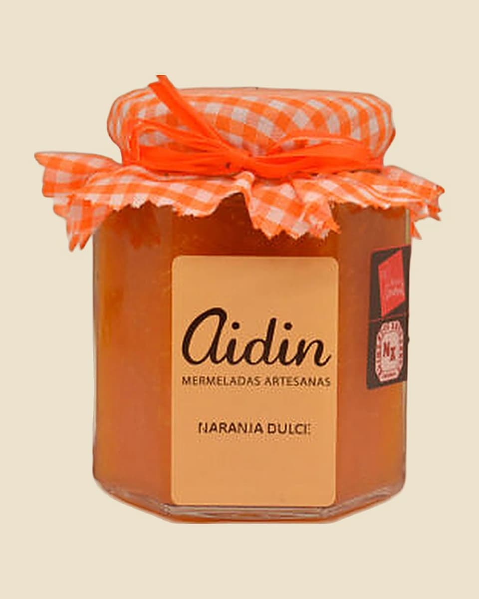 AIDIN mermelada de naranja con chocolate