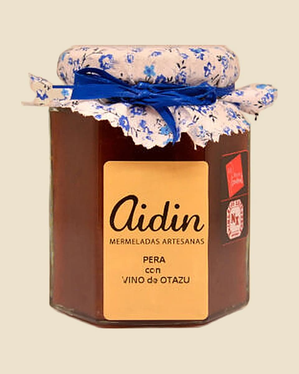AIDIN mermelada de pera con vino de otazu