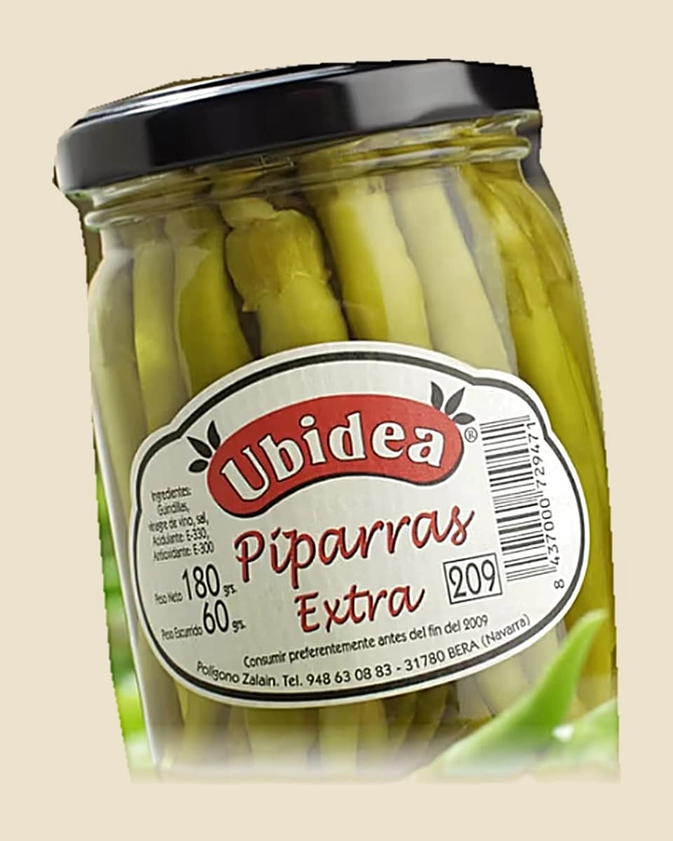 UBIDEA PIPARRAS 180g
