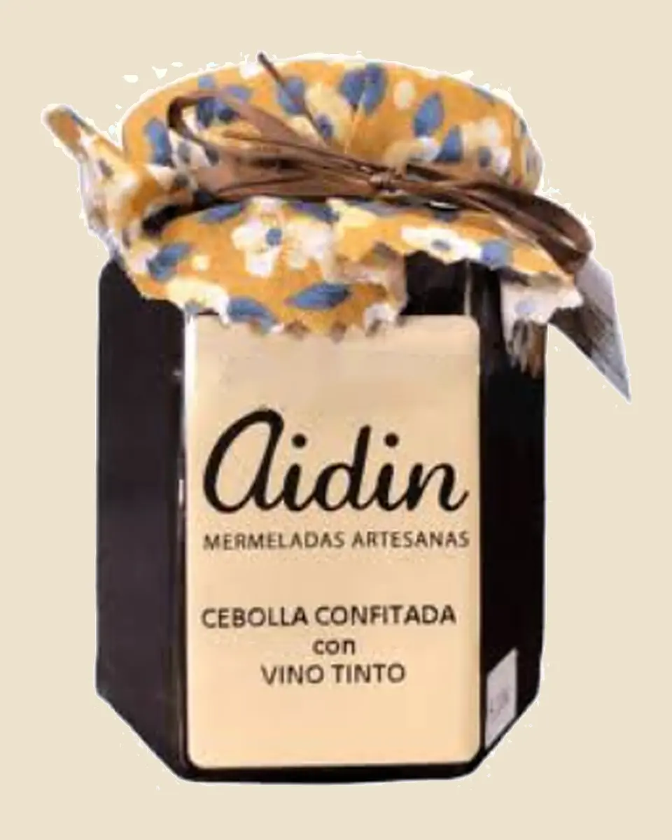 AIDIN mermelada de cebolla confitada con vino
