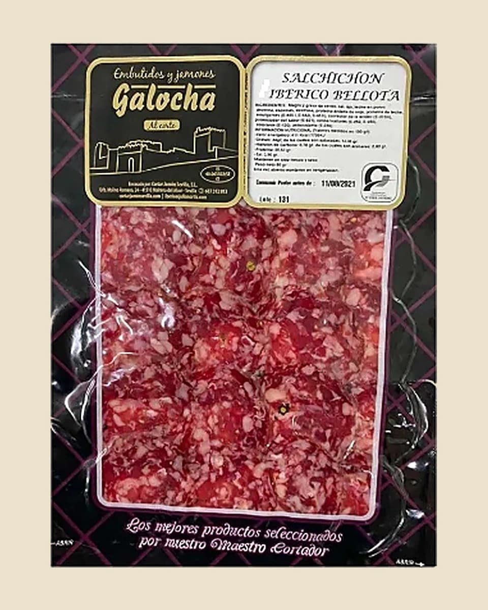 IBERICOMIO Salchichón ibérico Galocha