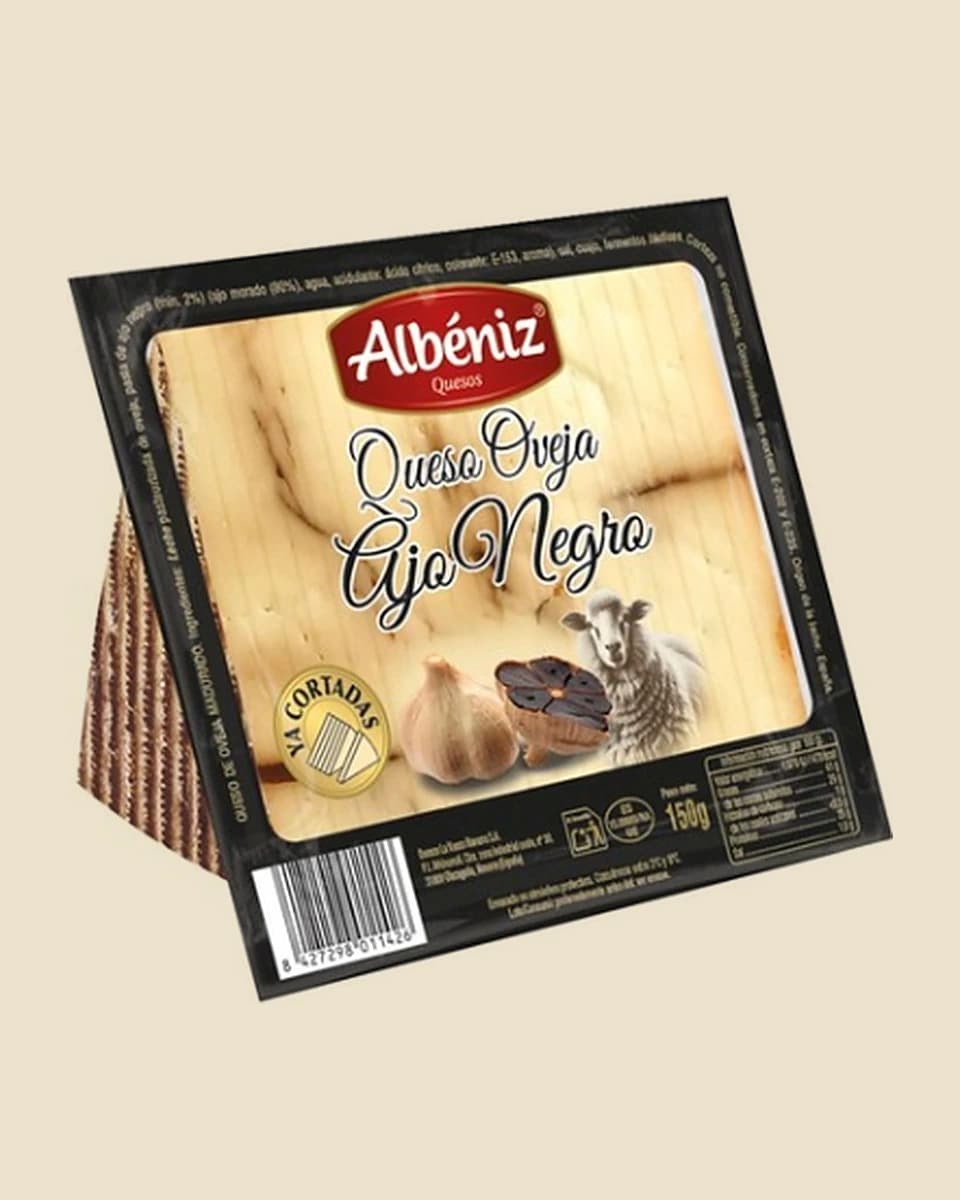 LVN CUÑA QUESO DE OVEJA INYECTADO CON AJO NEGRO 150 G