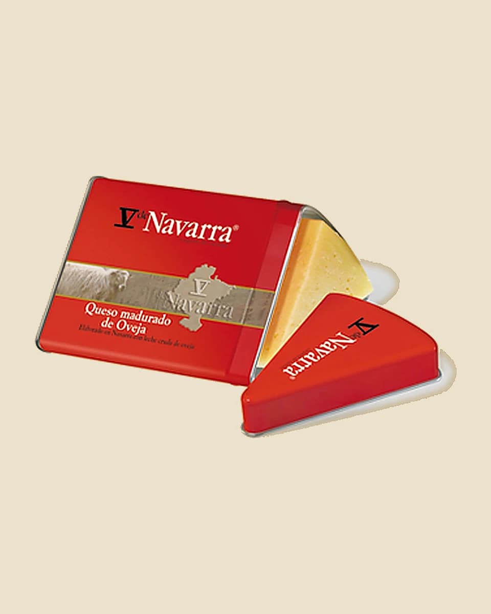 LVN QUESO OVEJA V. NAVARRA CUÑA 250 G. EST. METÁLICO